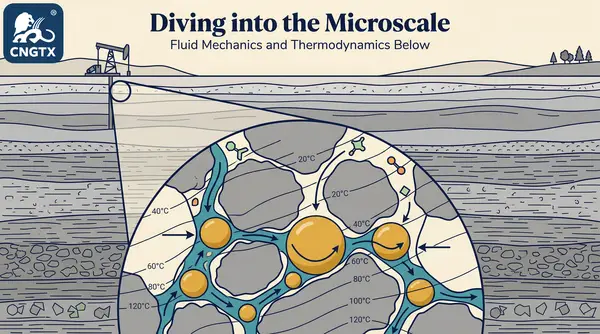Entering the microscopic world of fluid mechanics and thermodynamics beneath the reservoir